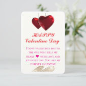 Minimalist Valentine’s Day Love Card  サンキューカード (スタンド正面)