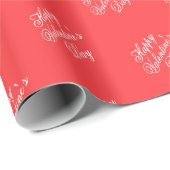 Minimalist Valentine’s Day Love Themed ラッピングペーパー (ロールコーナー)