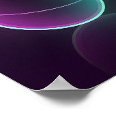 Minimalist Vaporwave Gaming Controller ポスター (角)