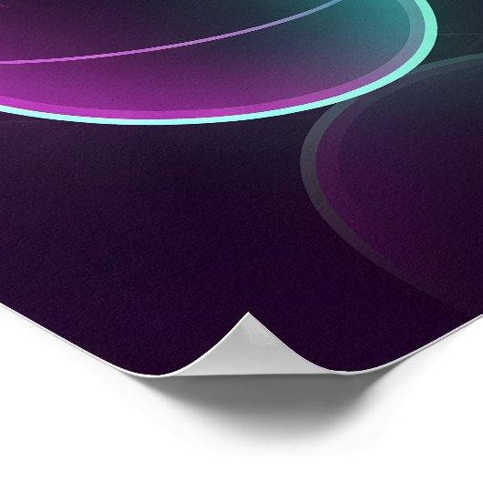 Minimalist Vaporwave Gaming Controller ポスター (角)