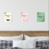 Minimalist Wall Art set of 3 (寝室)