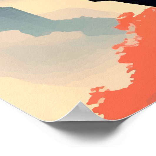 Minimalist Warrior with Sword Gaming  ポスター (角)