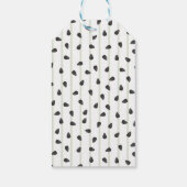 Minimalist Watermelon Seeds and Stripes Summer Wra ギフトタグ (裏面)