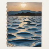 Minimalist Waves at Dawn プランナー手帳 (正面)