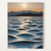 Minimalist Waves at Dawn プランナー手帳 (裏面)