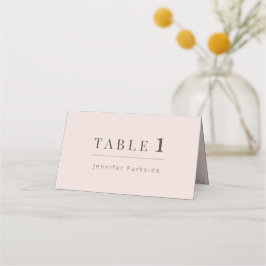 Minimalist Wedding | ウォーム ブラッシュ プレイスカード