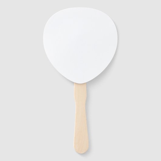 Minimalist Wedding Fan Keepsake ハンドファン (裏面)