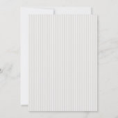 Minimalist Wedding Favor  サンキューカード (裏面)