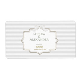 Minimalist Wedding Favor Labels ラベル