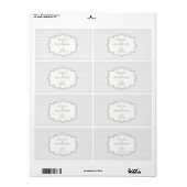 Minimalist Wedding Favor Labels ラベル (フルシート)