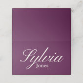 Minimalist Wedding folded table escort card プレイスカード (外部開封)