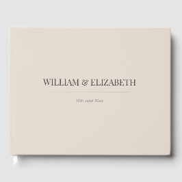 Minimalist Wedding Guest Book | ソフトラテ ゲストブック