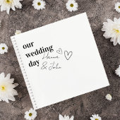 Minimalist Wedding Guest Book ノートブック