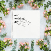 Minimalist Wedding Guest Book ノートブック