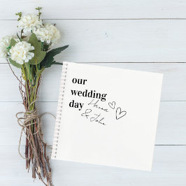 Minimalist Wedding Guest Book ノートブック