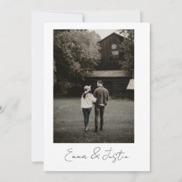 Minimalist Wedding Invitation 招待状