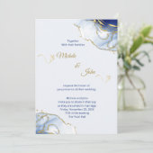 Minimalist Wedding Invitation Template 招待状 (スタンド正面)