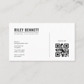 Minimalist Wedding Photography | 透明 名刺 (裏面)