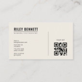 Minimalist Wedding Photography | Bone 名刺 (裏面)