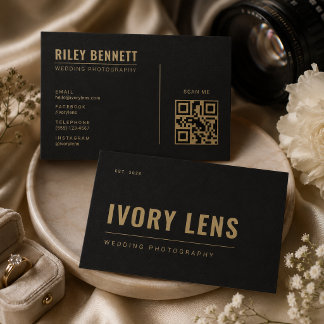 Minimalist Wedding Photography | Coal Gold  名刺