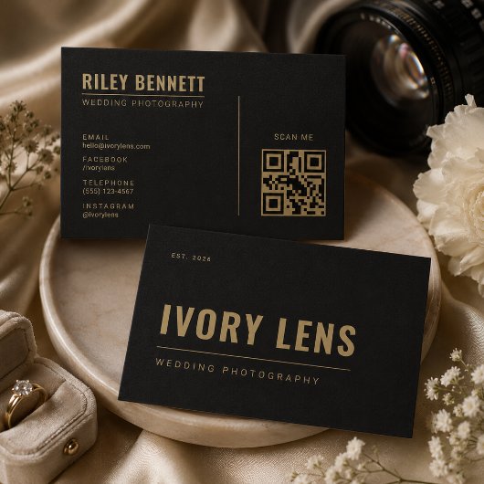 Minimalist Wedding Photography | Coal Gold 名刺