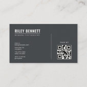Minimalist Wedding Photography | Forge Gray 名刺 (裏面)