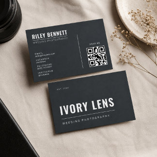 Minimalist Wedding Photography | Forge Gray 名刺