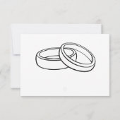 Minimalist Wedding Place Name Card | Table Seating (裏面)