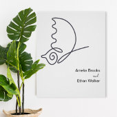 Minimalist Wedding Poster ポスター