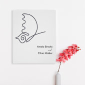 Minimalist Wedding Poster ポスター