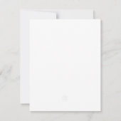 Minimalist Wedding RSVP Card | Elegant Editable (裏面)