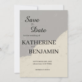 Minimalist Wedding Save The Date セーブザデート
