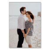 Minimalist Wedding Seating Chart QR Modern  テーブルナンバー (裏面)