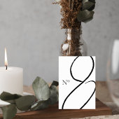 Minimalist Wedding Table Number Card テーブルナンバー