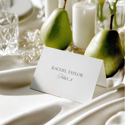 Minimalist Wedding Table Number Place Card テーブルナンバー