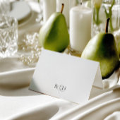 Minimalist Wedding Table Number Place Card テーブルナンバー