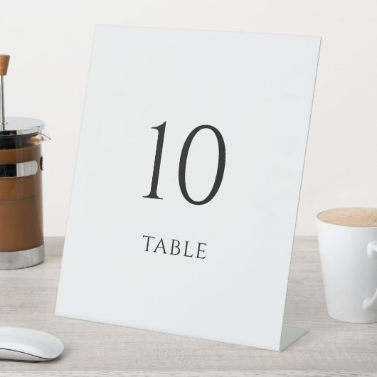 Minimalist Wedding Table Numbers 台座サイン (インサイチュ)