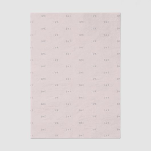Minimalist Wedding tissue Paper | Warm Blush 薄葉紙 (正面)