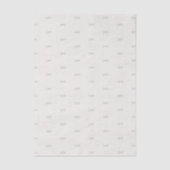 Minimalist Wedding tissue Paper | Warm Ivory 薄葉紙 (正面)
