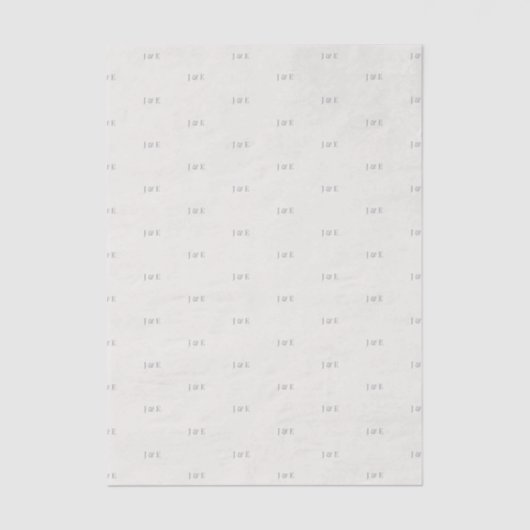 Minimalist Wedding tissue Paper | Warm Ivory 薄葉紙 (正面)