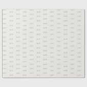 Minimalist Wedding Wrapping Paper | Warm Ivory ラッピングペーパー (フラット)