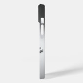 Minimalist White 3D Pyramid Phone Case - Modern Case-Mate iPhoneケース (裏面 / 左)