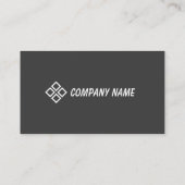 Minimalist White and Black Professional Business C 名刺 (裏面)