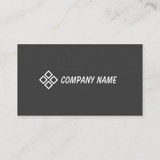 Minimalist White and Black Professional Business C 名刺 (裏面)