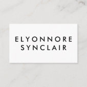 Minimalist White Craft Chocolate Maker QR Code 名刺 (正面)