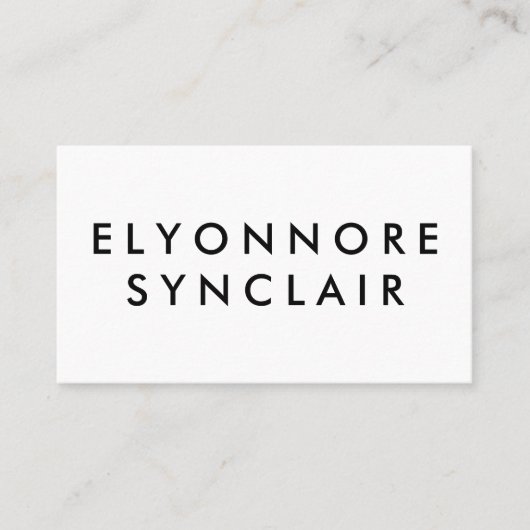 Minimalist White Craft Chocolate Maker QR Code 名刺 (正面)