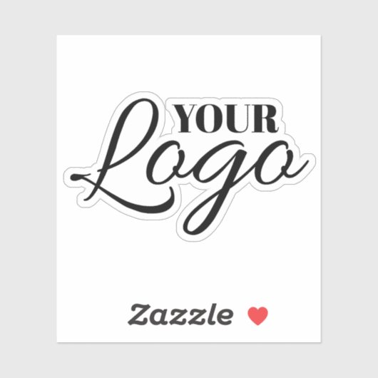 Minimalist White Logo シール (シート)