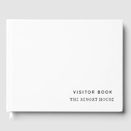 Minimalist White | Vacation Rental Guest Sign Book ゲストブック