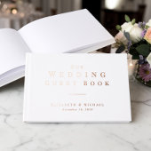 Minimalist White Wedding ゲストブック