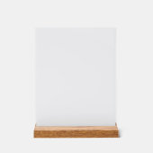 Minimalist White Welcome Sign Template アクリルサイン (正面)